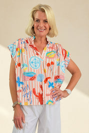 Postcard from Naples Cotton Shirt