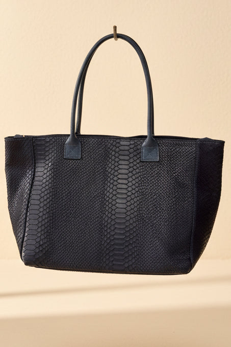 Italian Leather Shopper