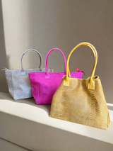 Italian Leather Shopper