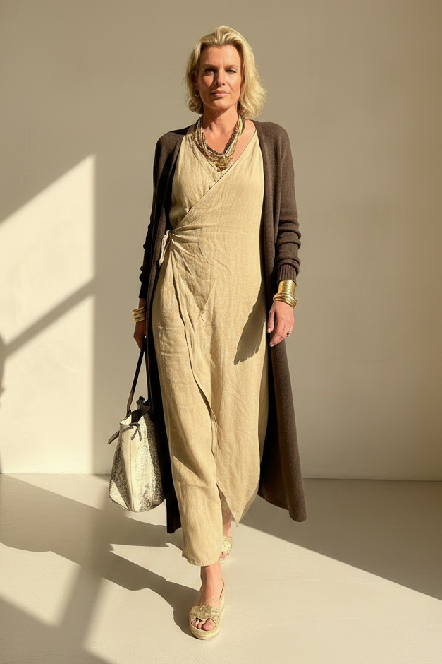 Silvana Faux Wrap Jumpsuit