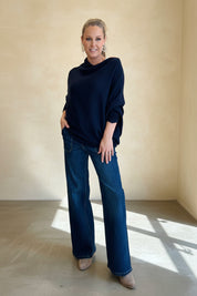 Asymmetric Slouch Italian Soft Knit