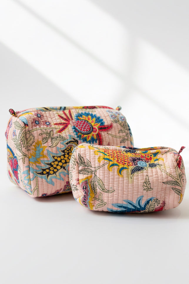 Quilted Cotton Travel Duo