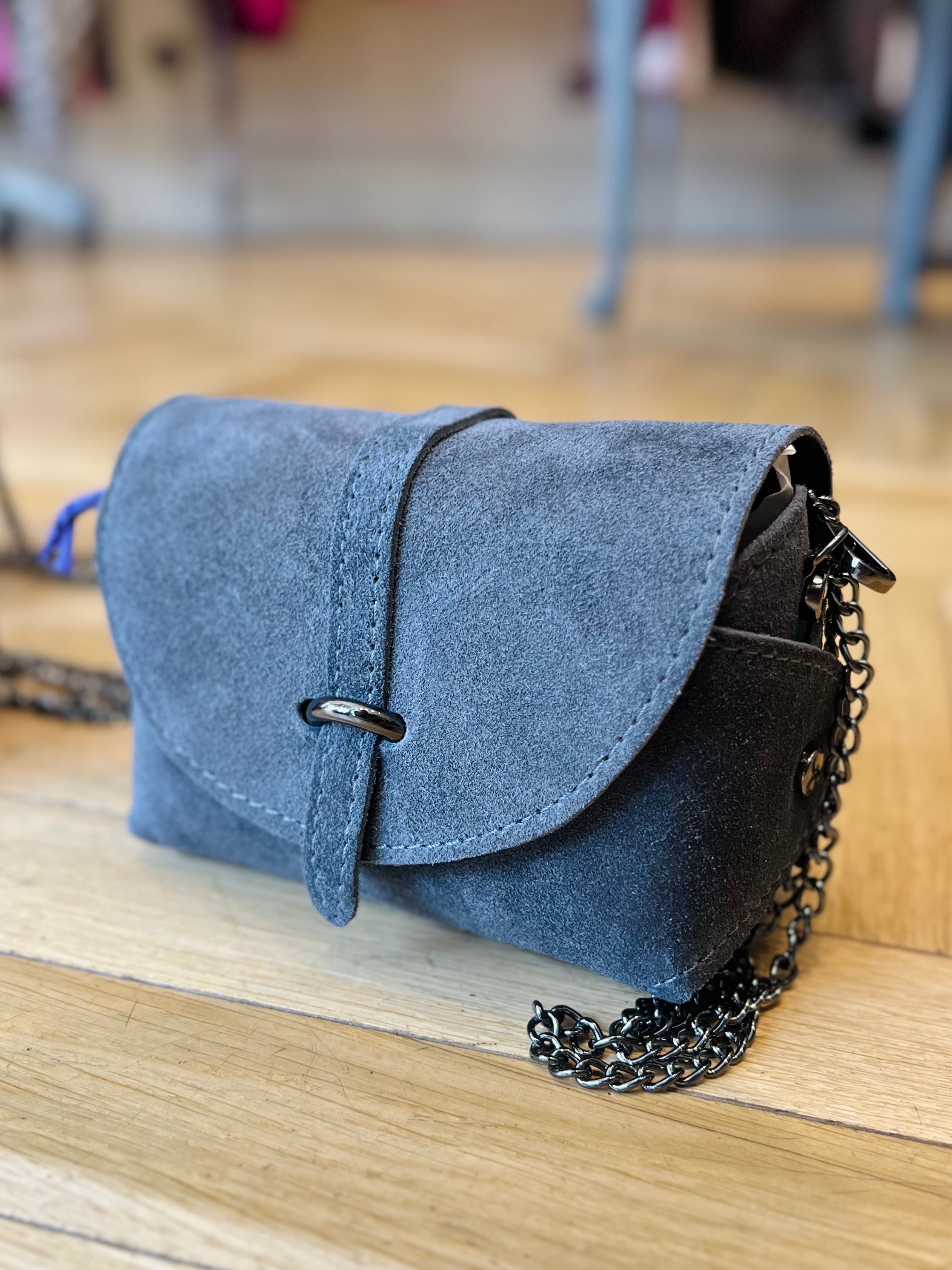 Piccola Italian Bag - Suede
