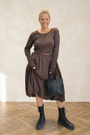 Puff- Ball Cotton Dress