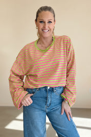 Dolly Mixture Stripe T Shirt