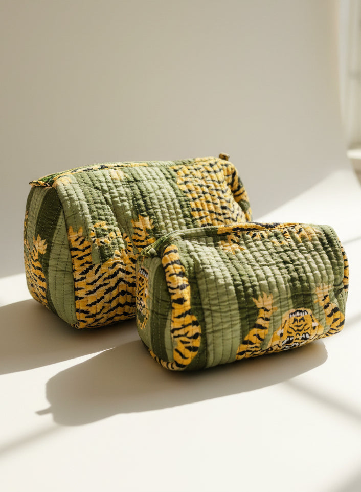 Quilted Cotton Travel Duo