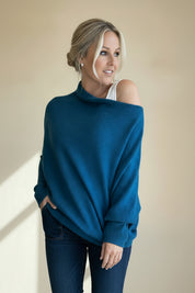 Asymmetric Slouch Italian Soft Knit