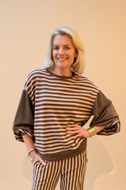 Coast Line - Balloon Sleeve Sweat Shirt