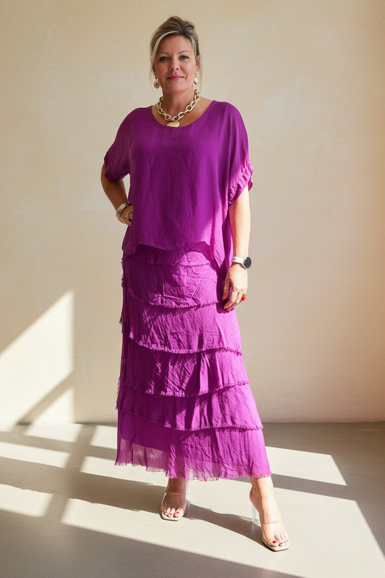 Freya - Silk Maxi Dress