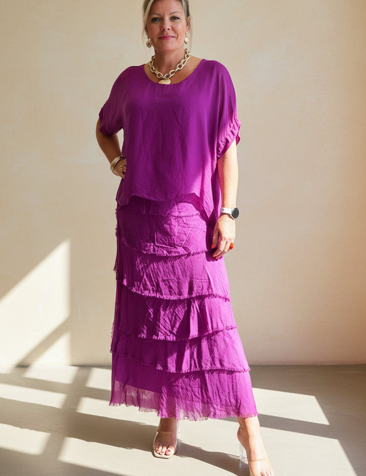 Freya - Silk Maxi Dress