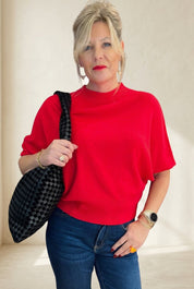Wide Hem Boxy Batwing
