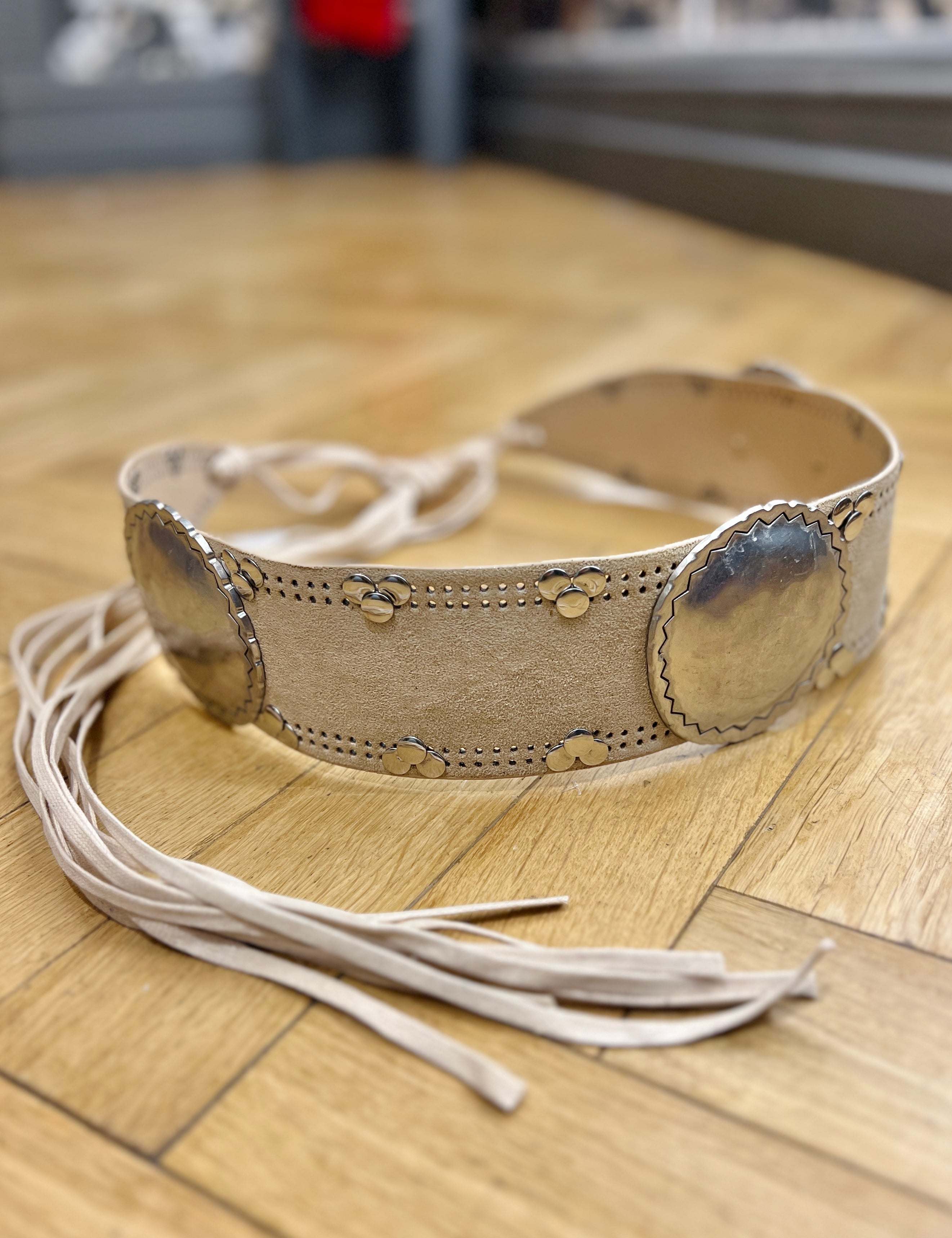 Medallion Tie Belt