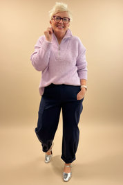 1/4 Zip Soft Knits - Plain