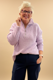 1/4 Zip Soft Knits - Plain