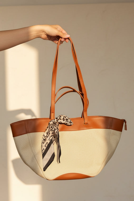 Positano Scarf Tote Bag
