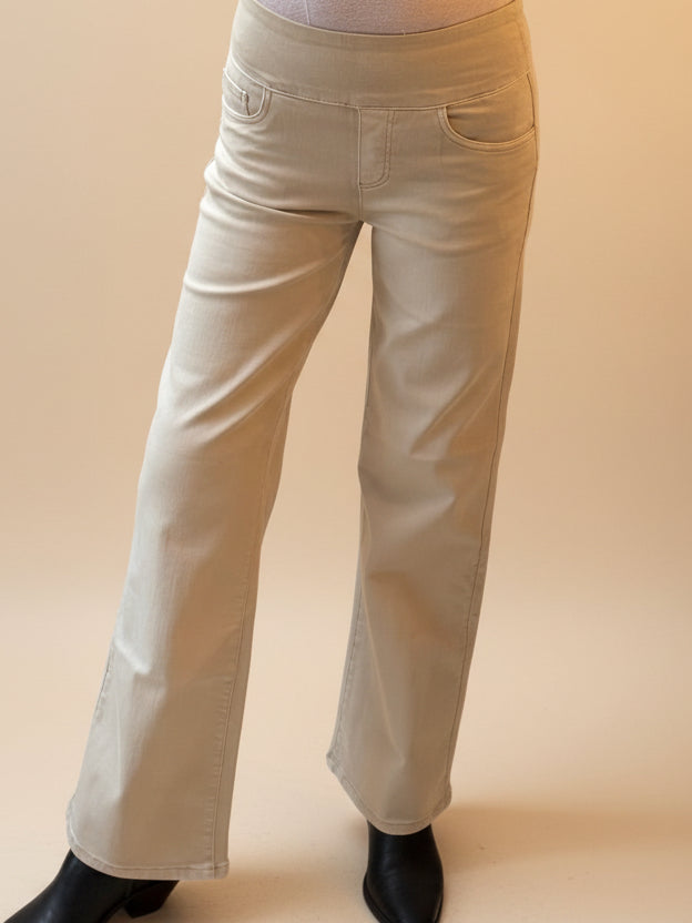 High Waisted Pull on Jeans