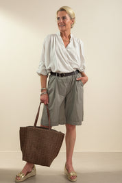 Poplin Bermuda Shorts