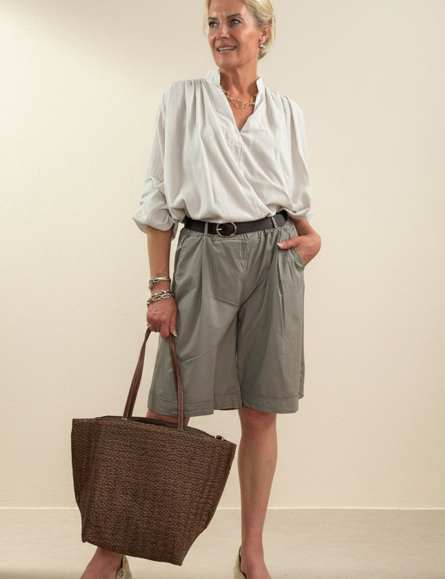 Poplin Bermuda Shorts
