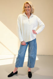 High Waisted Barrell Jeans