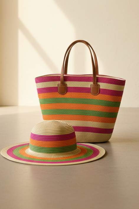 Basket and Hat Set