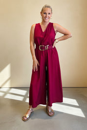 Sleevless Palazzo Jumpsuit
