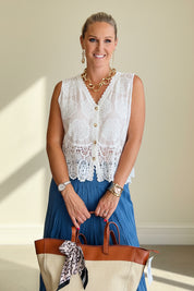 Rosa Crochet Waistcoat