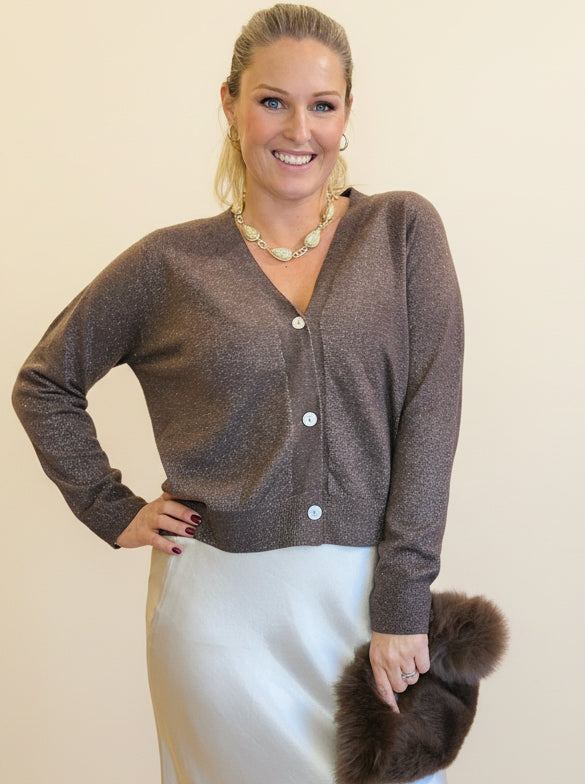 Stella Sparkle Boyfriend Cardigan