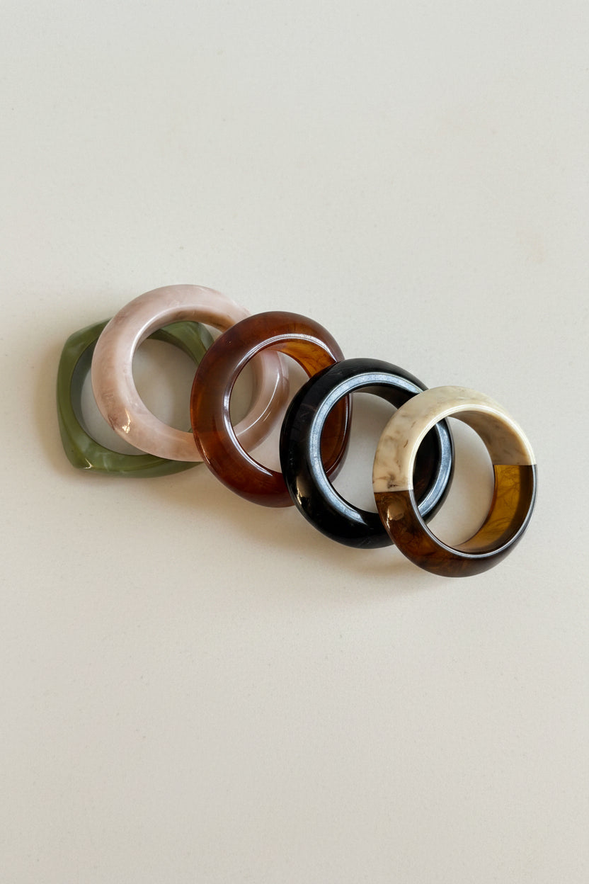 Resin Chunky Bangles