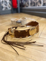 Medallion Tie Belt