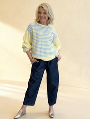 Coast Line - Balloon Sleeve Sweat Shirt