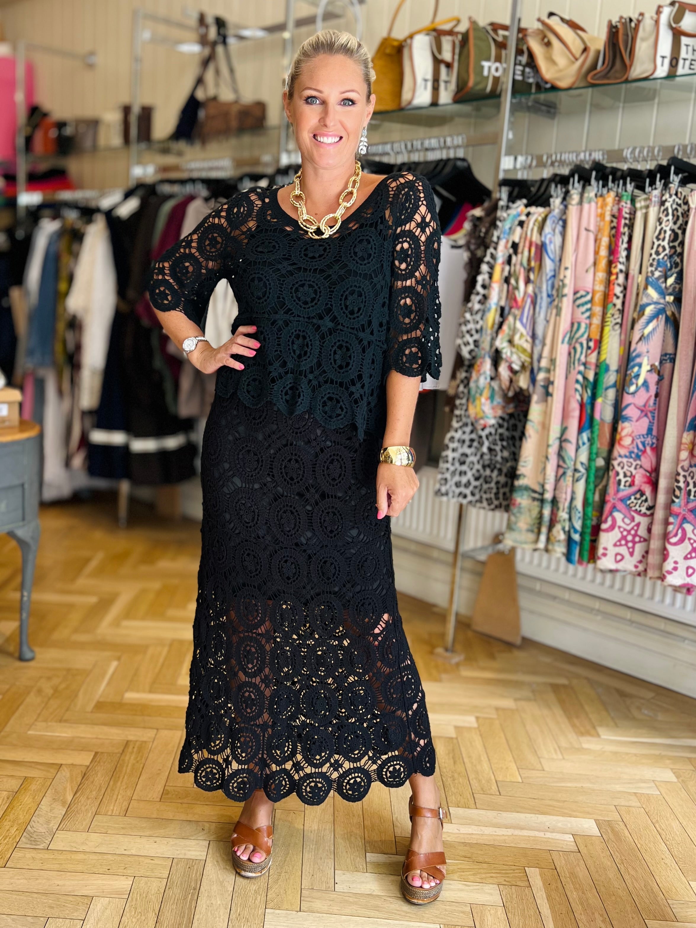 Crochet Maxi Skirt