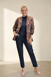 Jacquard tapestry blazer