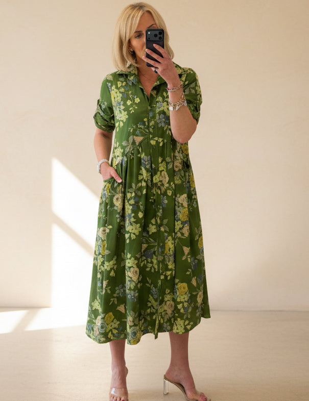 Victoria Floral Shirt Dress