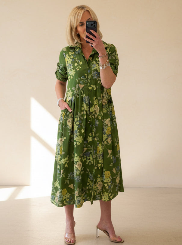 Victoria Floral Shirt Dress