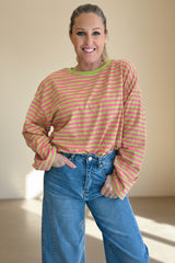 Dolly Mixture Stripe T Shirt