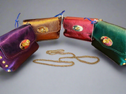 Piccola  Italian Bag - Metallic Leather