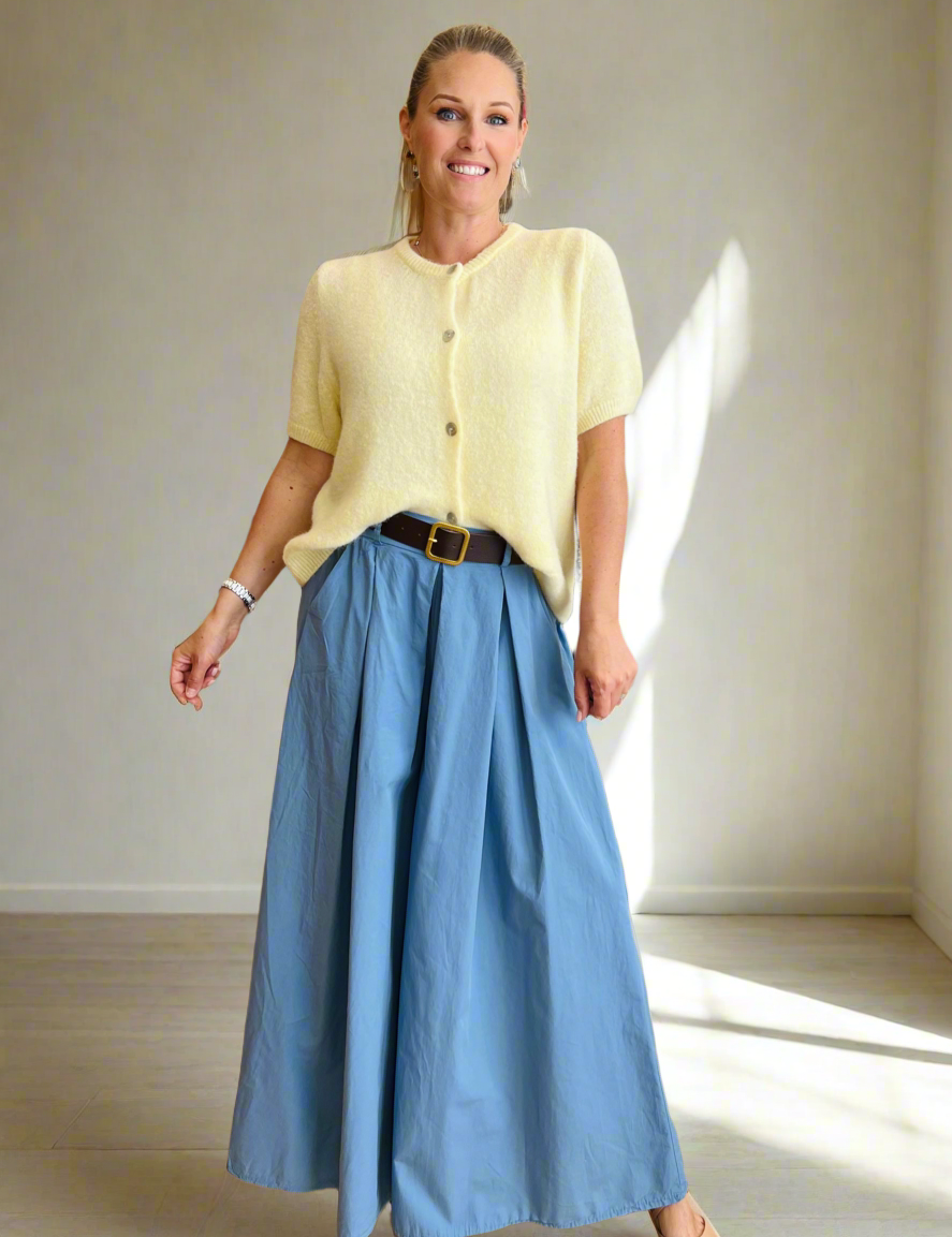 Poplin -  Super Wide Leg Culottes