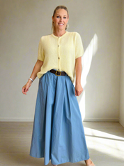 Poplin -  Super Wide Leg Culottes