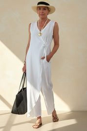 Silvana Faux Wrap Jumpsuit