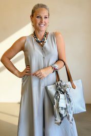 Sleevless Palazzo Jumpsuit