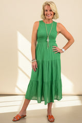 Bethany Shirred Sun Dress