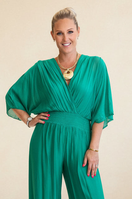 Lola Silk Jumpsuit