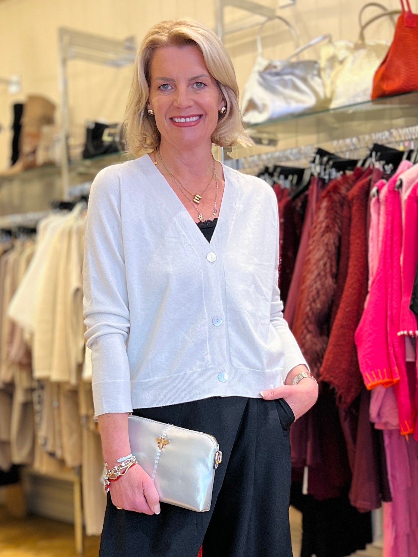 Stella Sparkle Boyfriend Cardigan