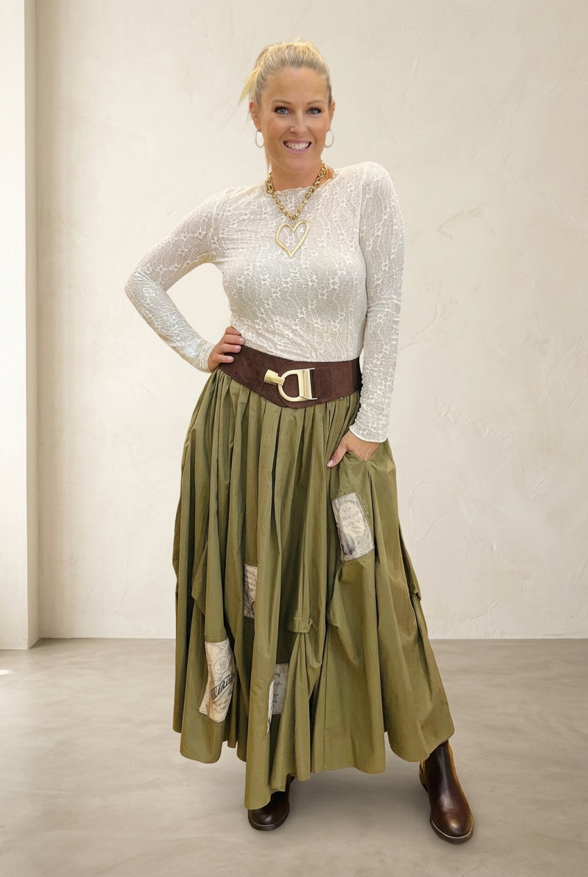 Helena postcard skirt