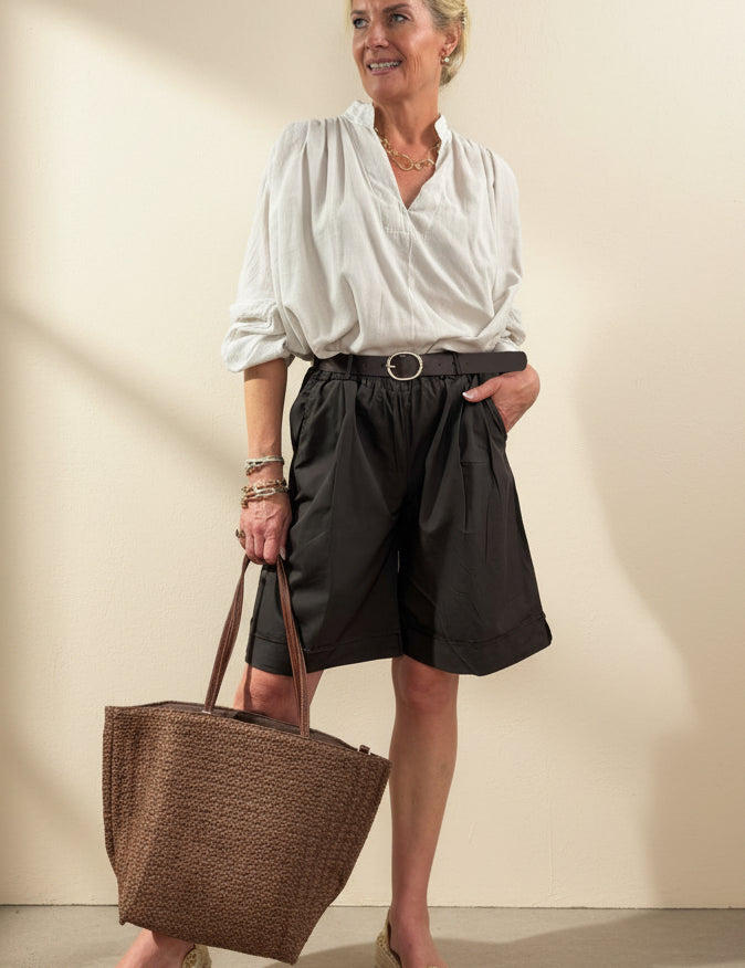 Poplin Bermuda Shorts