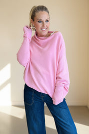 Asymmetric Slouch Italian Soft Knit