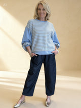 Coast Line - Balloon Sleeve Sweat Shirt