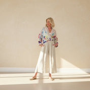 Claudia Painted Linen Shirt