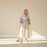 Claudia Painted Linen Shirt