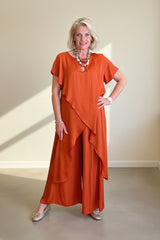 Purdy Silky Laaggenlook Co-ord